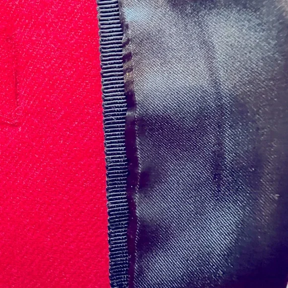 NWT J. Crew classic, 100% wool jacket in pink and midnight blue. Size 6. - Picture 7 of 9